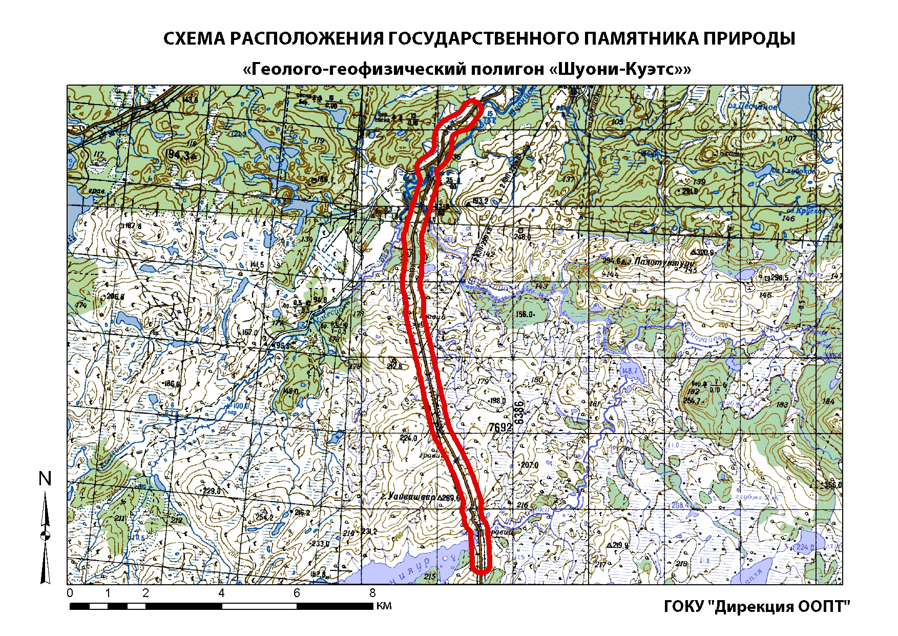 Карта оопт мурманской области